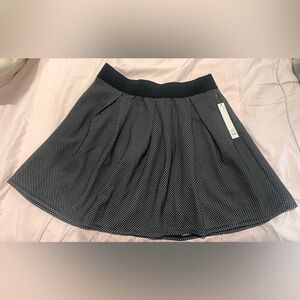 Joe B By Joe Benbassit Skirt Womens Large Black Polka Dot Pull On Ladies- New